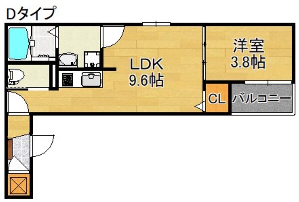 住ノ江駅 徒歩4分 1階の物件間取画像